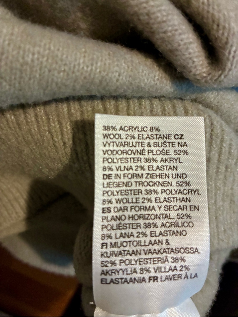 & Other Stories Sage Green Mock Neck Sweater - Picture 5 of 5